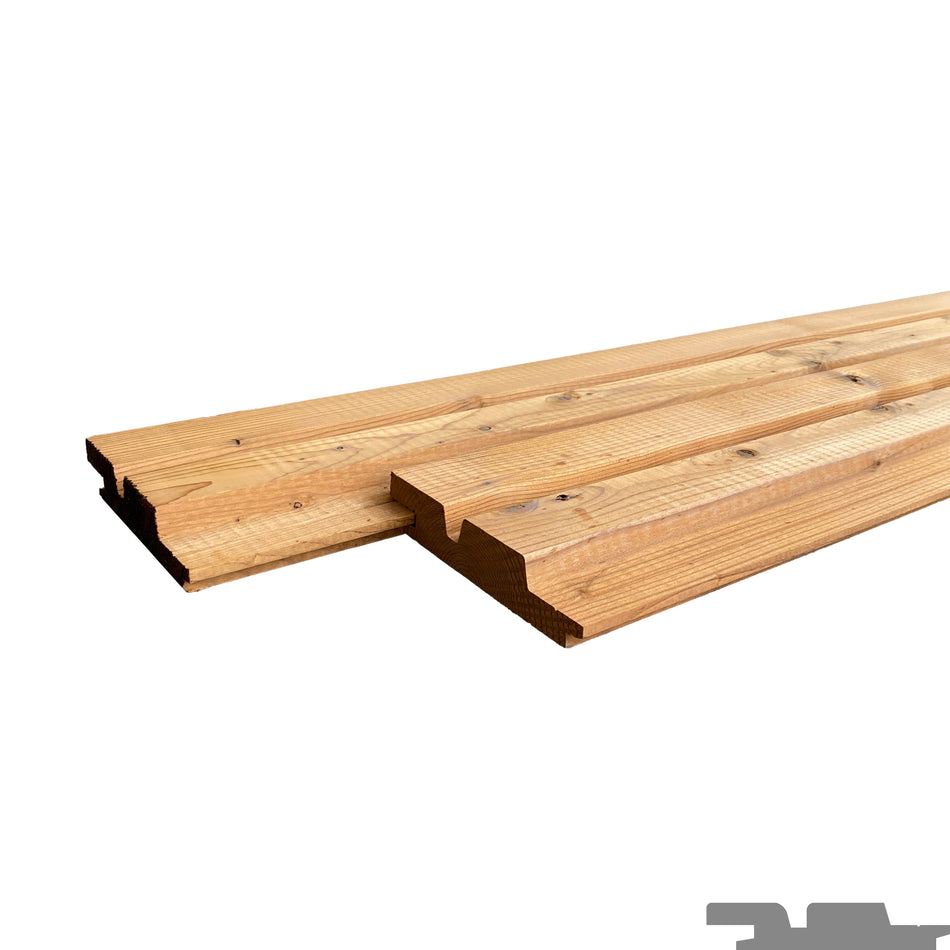 Vuren dubbel rhombusprofiel